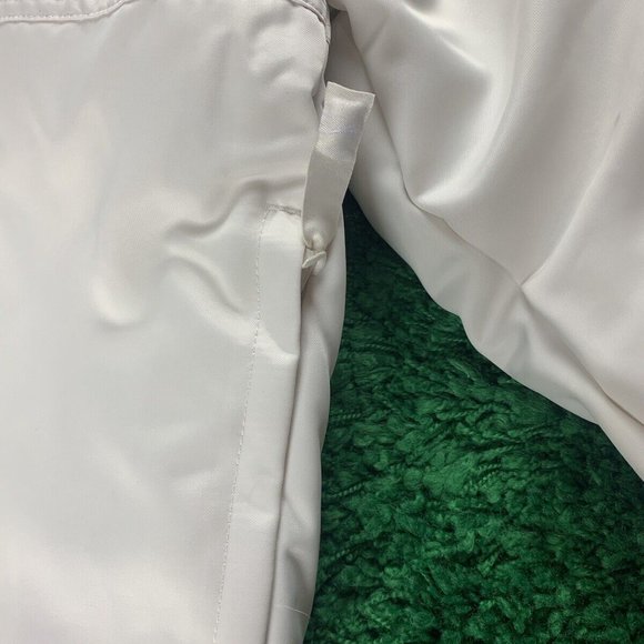 Nike Solo Swoosh Satin Anorak Jacket White Men’s size Large NEW DR0839-030 - Picture 8 of 10
